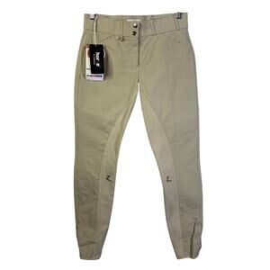 HORZE Breeches Medium Grand Prix Classic Hunter Knee Patch Water Dirt Repellent